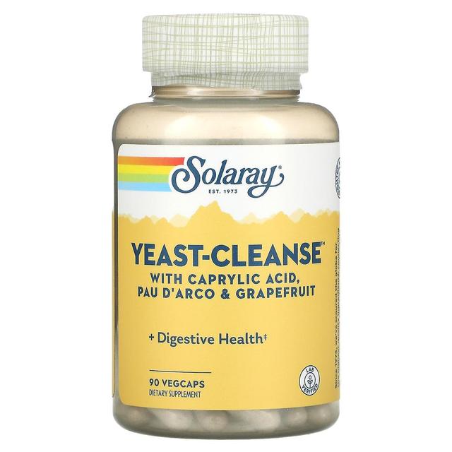 Solaray, Yeast-Cleanse, 90 VegCaps on Productcaster.