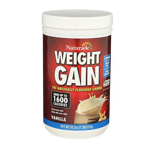 Naturade Weight Gain Powder Sugar Free Vanilla, 20,3 uncji (opakowanie 1 szt.) on Productcaster.