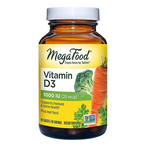 MegaFood vitamín D3,1000 IU,90 tabliet (balenie po 1) on Productcaster.