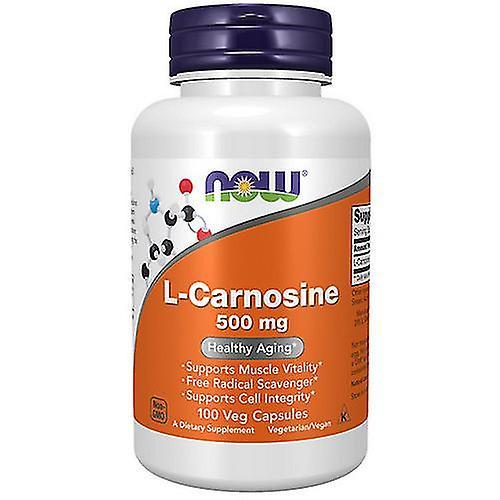 Now Foods L-Carnosine,500 mg,100 Veg Caps (Pack of 2) on Productcaster.