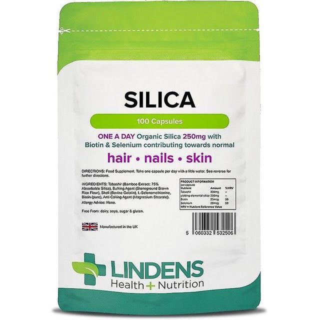 Lindens Silica for Hair & Nails 250mg Capsules 100 (2506) on Productcaster.