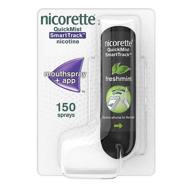 Nicorette QuickMist SmartTrack 1mg Spray do ust Nikotyna Freshmint 150 Spraye on Productcaster.