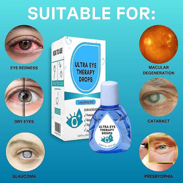 Eye Drops 18ml, Taurine Eye Relief Drops, Soothing Eye Care Hydration Boost Eye Drops Relieve Eye Fatigue & Improve Cloudy Vision 1pcs - 18ml on Productcaster.