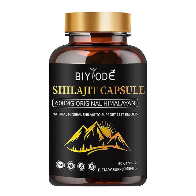 Shilajit | 100% ren ekstrakt | 60 caps 600mg ORIGINAL HIMALAYAN on Productcaster.