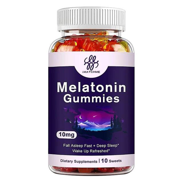 iMATCHME 10Mg Melatonin Gummies Vitamin B6 Relieve Stress Sleep Better Calm Your Mind for AdultsTIB TIB . 10pcs on Productcaster.