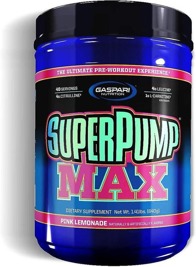 Gaspari Nutrition Gaspari Ernæring Super Pumpe Max Rosa Lemona 640 gr on Productcaster.