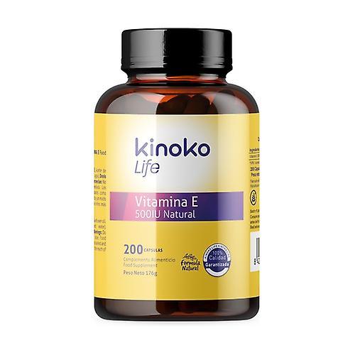 Kinoko Life Natural vitamin e 500 iu 200 capsules on Productcaster.