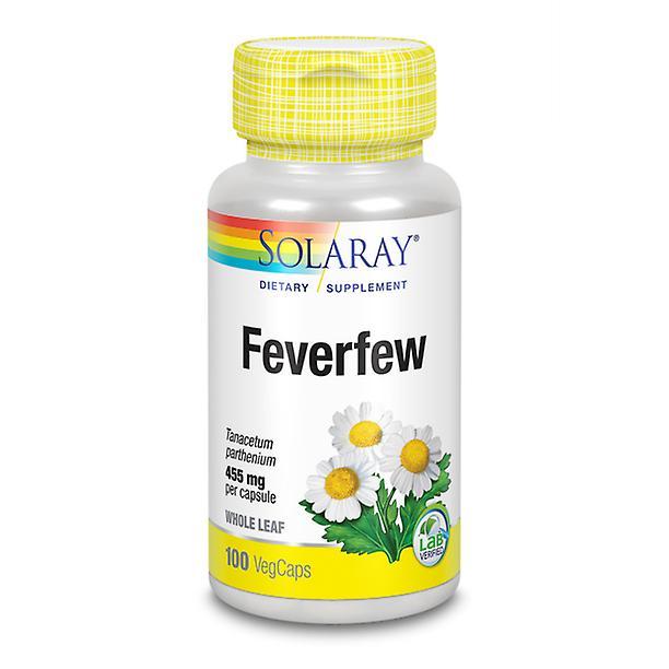 Solaray feverfew 455mg capsules, 100 ct on Productcaster.