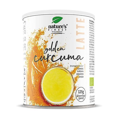 Natures Finest Bio turmeric latte drink 125 g of powder on Productcaster.