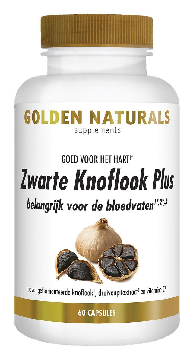 Golden Naturals Black Garlic Plus (60 vegan capsules) on Productcaster.