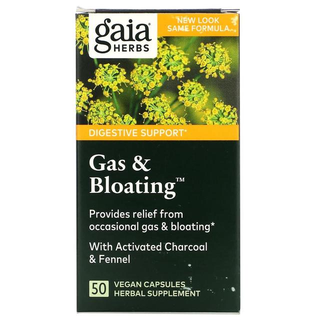 Gaia Herbs Gaia örter, gas & uppblåsthet, 50 Vegan kapslar on Productcaster.