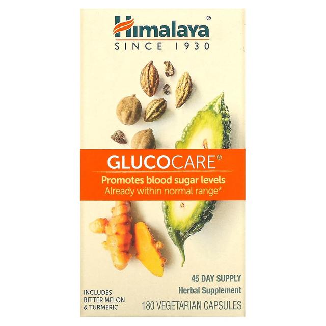 Himalaya, GlucoCare, 180 Vegetarian Capsules on Productcaster.