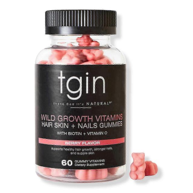 Tgin wild growth vitamins hair, skin + nails gummies, 60 ea on Productcaster.