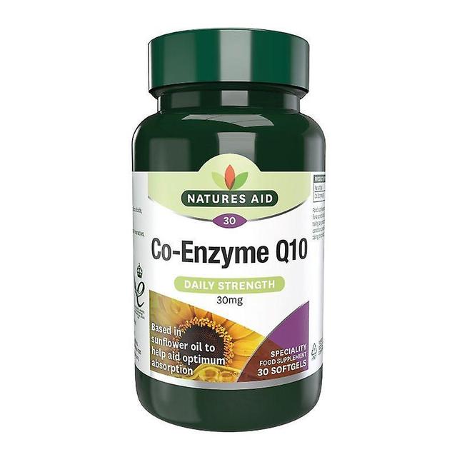 Natures Aid Nature's Aid CO-Q-10 30mg (Co-Enzyme Q10) Softgels 30 (11810) on Productcaster.