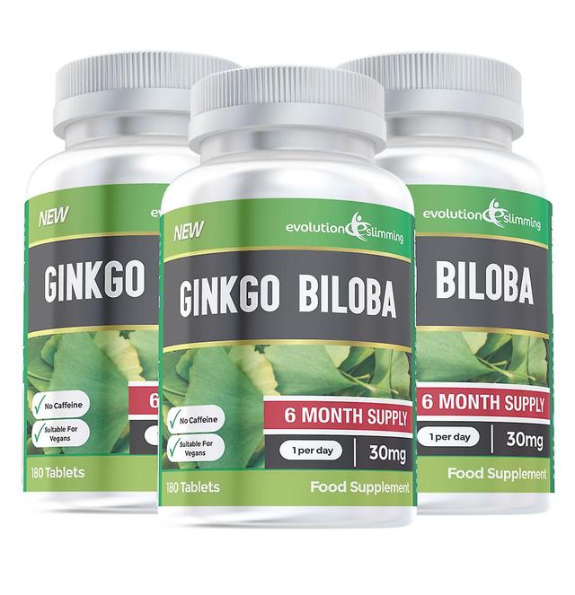 Ginkgo Biloba Tablets - 6 month Supply - 540 Tablets - Evolution Slimming on Productcaster.