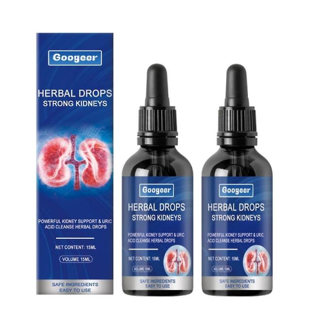 1-3pcs Powerful Kidney Support & Uric Acid Cleanse Herbal Drops,oral Herbal Solutiondouble Enhanced Care 2pcs on Productcaster.