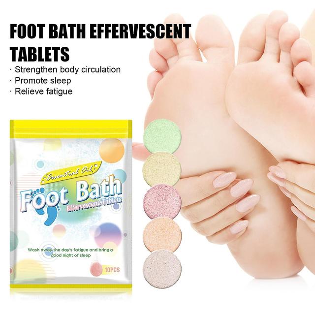 Lgigi Essential Oil Footbath Effervescent Tablets, Foot Bath Effervescent Tablets, Foot Soak Bath Bombs, Relax Massage Helps Restore Foot Vitality ... on Productcaster.