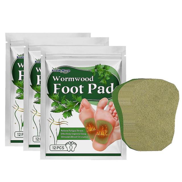 Lgigi 36x Natural Wormwood Foot Patches Detox Pads Stress Relief Feet Body Toxins Detoxification Cleansing Patches Health Care on Productcaster.