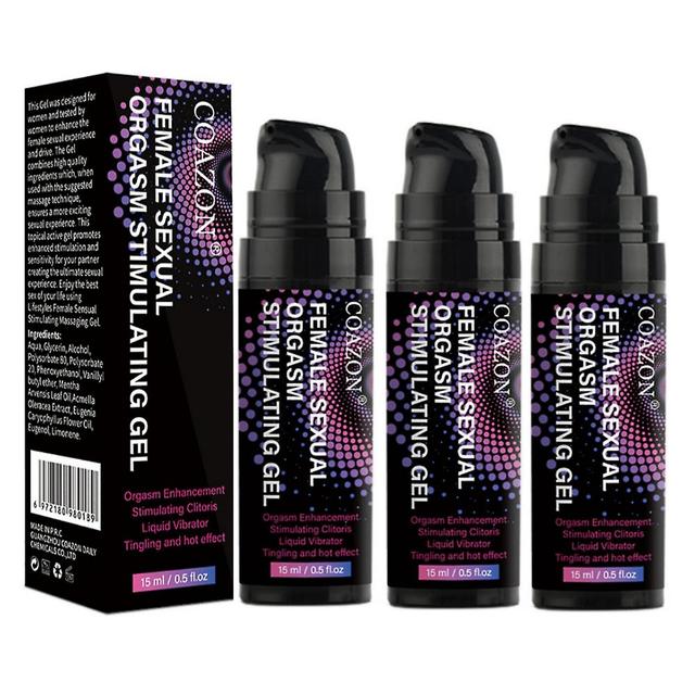 3pcs Fast Orgasm Gel Woman Libido Enhancer Stimulant Vaginal Tightening Squirting Orgasm Women Gel Pleasure Enhancing Sexual Lube on Productcaster.