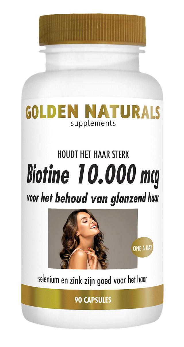 Golden Naturals Biotin 10,000 mcg (90 vegan capsules) on Productcaster.