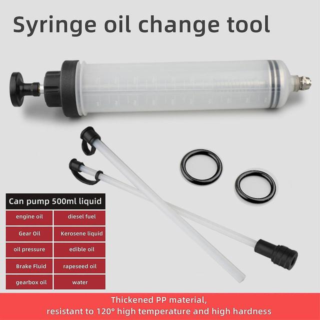 200 Ml/500 Ml Fluid Extractor, Oil Extractor/oil Syringe, Fluid Syringe Pump Manual Suction 500ml on Productcaster.