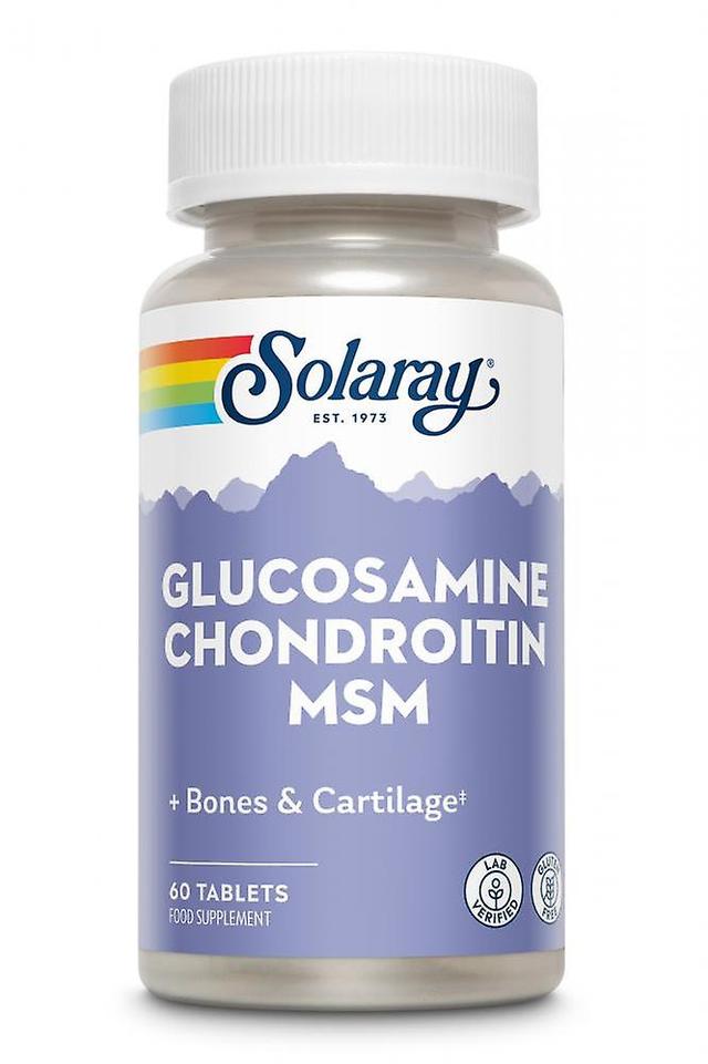 Solaray glucosamine chondroitin msm 60's on Productcaster.