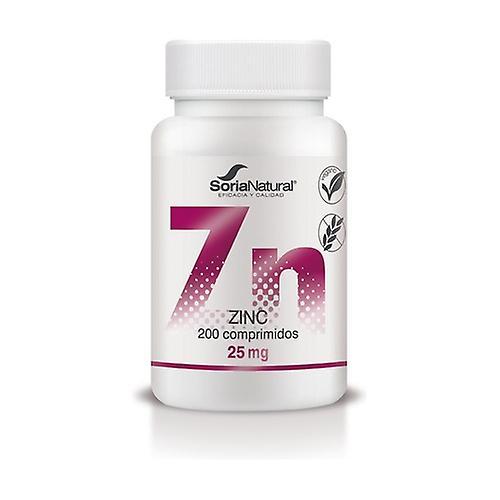 Soria Natural Zinc sustained release 200 tablets of 25mg on Productcaster.