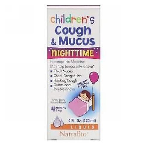 NatraBio Husten- und Schleimtabletten für Kinder NightTime, 4 oz (Packung mit 1 Stück) on Productcaster.