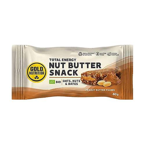 Gold Nutrition Snack butter organic nuts (peanut) 1 bar (Peanut) on Productcaster.