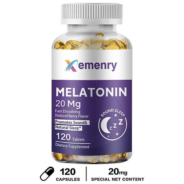 Vorallme Melatonin Softgels Maximize Your Immune System May Help You Fall Asleep Faster & Stay Sleeping Longer 120 Capsules on Productcaster.