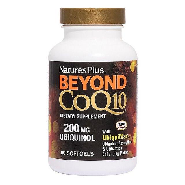 Nature's Plus Nature es Plus Beyond COQ-10 200mg Ubiquinol Softgels 60 (49567) on Productcaster.