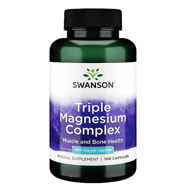 Vorallme 100 Pills 400mg Triple Compound Magnesium Capsules Support Nervous Muscle Skeletal Health Helping Revitalize on Productcaster.