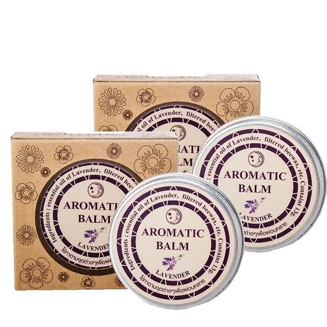 1-3st Lavendel Sömnlös Kräm Lugna Humör Aromatisk Balm Förbättra Sömnlöshet Avslappning Ångest Kräm 2PCS on Productcaster.