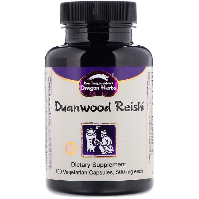 Dragon Herbs, Duanwood Reishi, 500 mg, 100 Vegetarian Capsules on Productcaster.