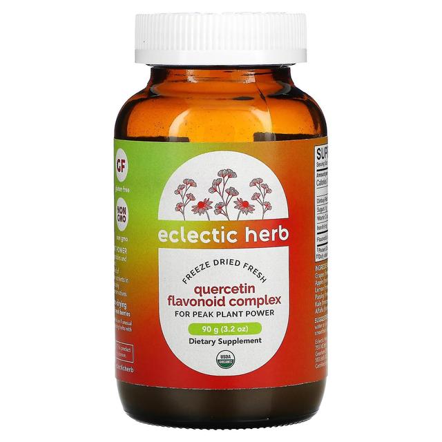 Eclectic Institute, Freeze-Dried Fresh, Quercetin Flavonoid Complex, 3.2 oz (90 g) on Productcaster.