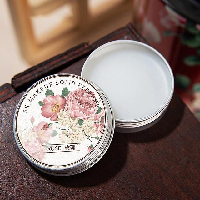 Lisade Solid Perfume, Portable Pocket Balm Perfume, Women Solid Perfume Natural Fragrance Parfum Elegant Women's Gift Rose on Productcaster.