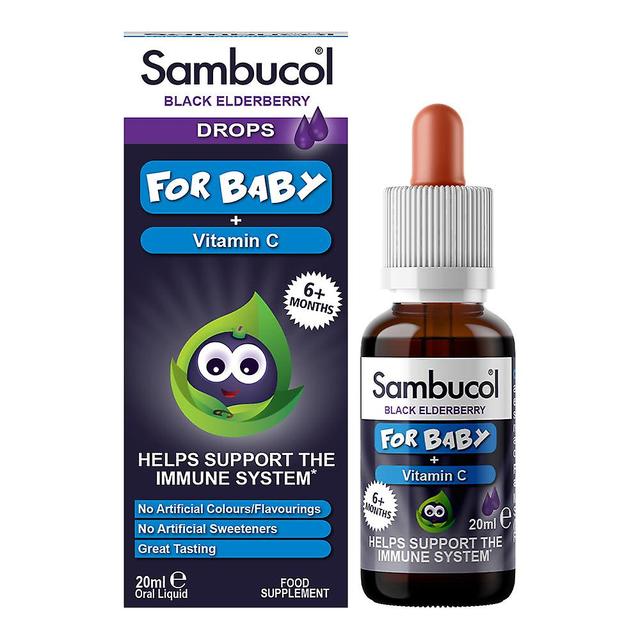 Sambucol drops for baby + vitamin c on Productcaster.