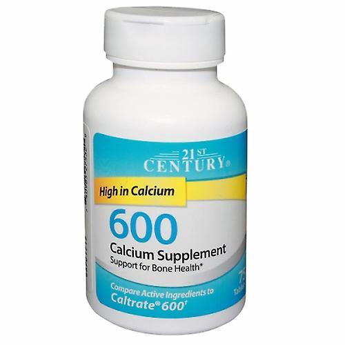 21st Century Calcium Supplement,600 mg,75 Tabs (Pack of 2) on Productcaster.