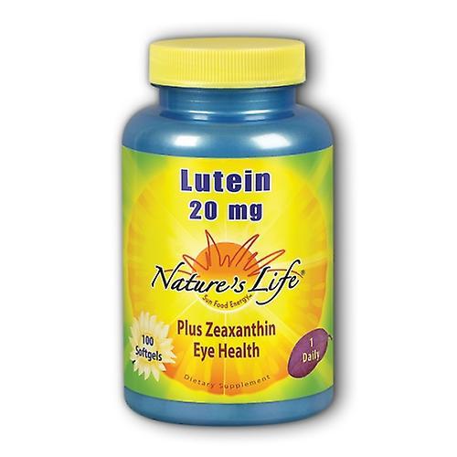 Nature's Life Lutein,20 mg,100 softgels (Pack of 2) on Productcaster.