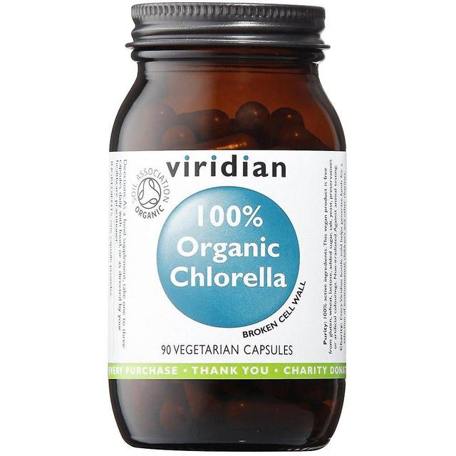 Viridian chlorella 400mg veg caps organisk 90 (273) on Productcaster.