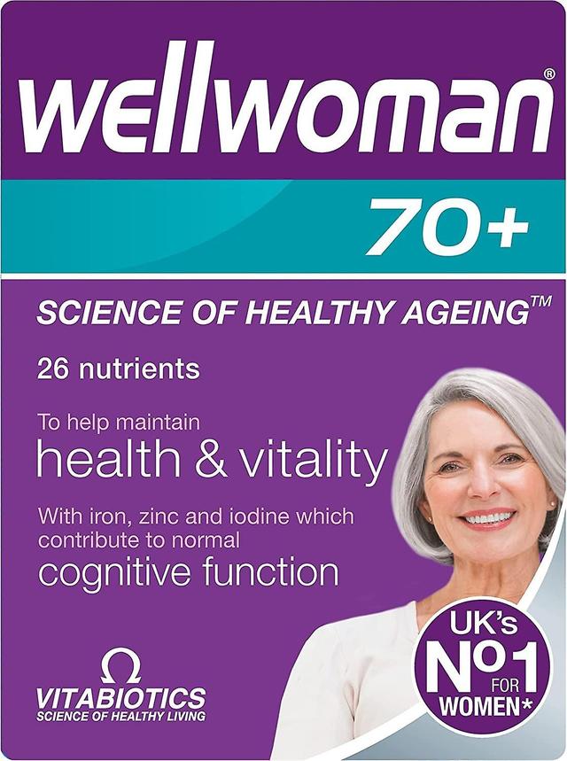 30x Vitabiotics Wellwoman 70+ Tablets Vitamins Nutrients - 3 Packs For 2 on Productcaster.