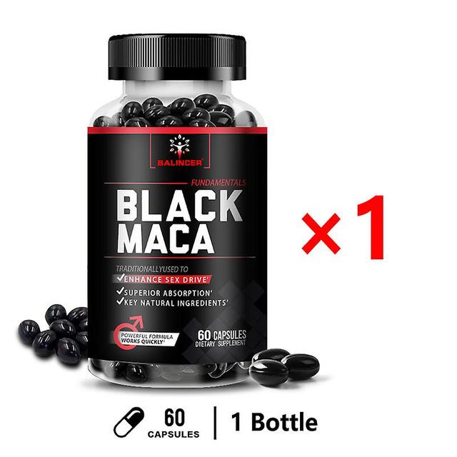 Vorallme Balincer Men's Strong Black Maca Capsules - Supports Performance & Mood, Reproductive Health & Natural Energy 1 bottle on Productcaster.