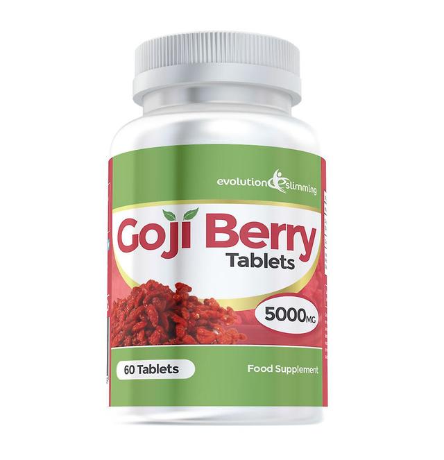 Goji Berry Extract 5,000mg High Strength Capsules - 60 Capsules - Antioxidant - Evolution Slimming on Productcaster.