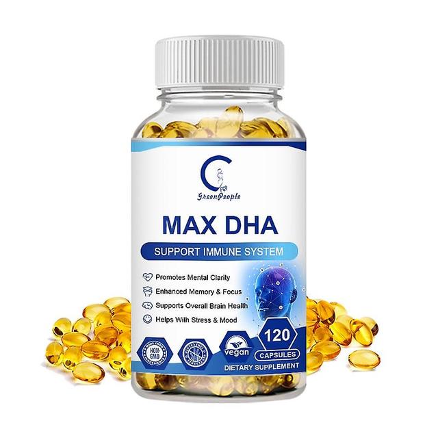 120pcs DHA Brain Supplement-Promotes Brain Health Enhances Focus Memory & Mental & IQ Improves Thinking Skills Plant-Based DHATIB TIB . on Productcaster.