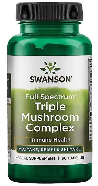 Swanson hele spektret tredobbelt champignon komplekse 60 kapsler on Productcaster.