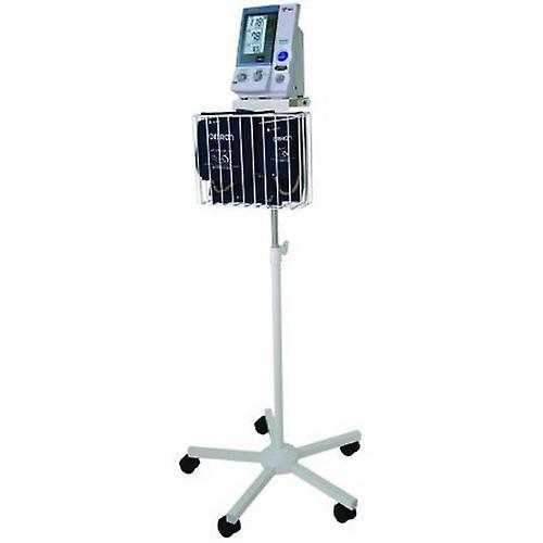 Omron Blood Pressure Monitor Cart IntelliSense Stainless Steel 22 Inch Silver 5-7/8 X 12 X 21-1/2 Inch Bas, Count of 1 (Pack of 1) on Productcaster.