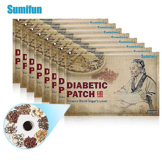 Sl Chang 6/24/36/42pcs 100% Natural Herbal Diabetes Patch Lower Blood Glucose Treatment Sugar Balance Medical Plaster Diabetic Patches 24pcs on Productcaster.