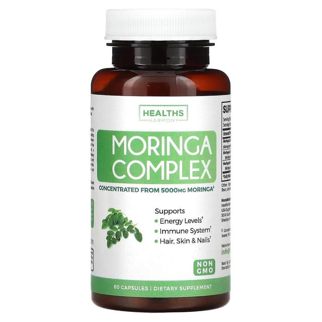 Healths Harmony, Moringa Complex, 60 Capsules on Productcaster.