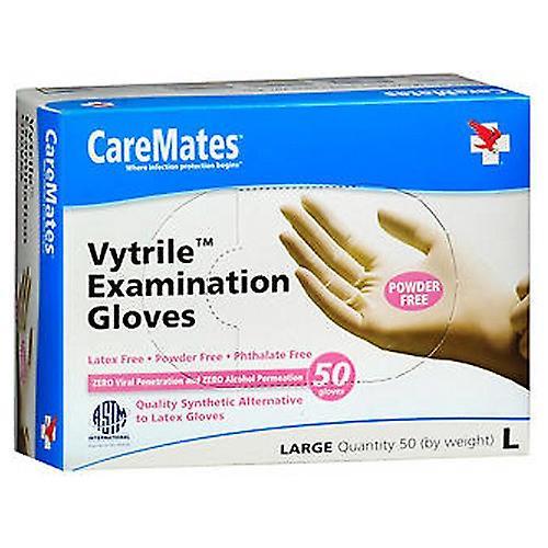 Caremates Vytrile-Pf Examination Gloves, Large 50 each (Pack of 1) on Productcaster.