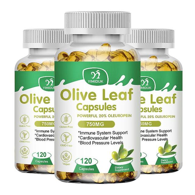 Vorallme Olive Leaf Extract Capsules Provides Immune Support, Promotes Cardiovascular System Health, And Supports Healthy Blood Pressure 3 Bottles ... on Productcaster.